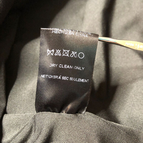 Adelyn Rae Women's Black Nicole One Shoulder Trumpet Knee Length Dress Sz S - Picture 11 of 14